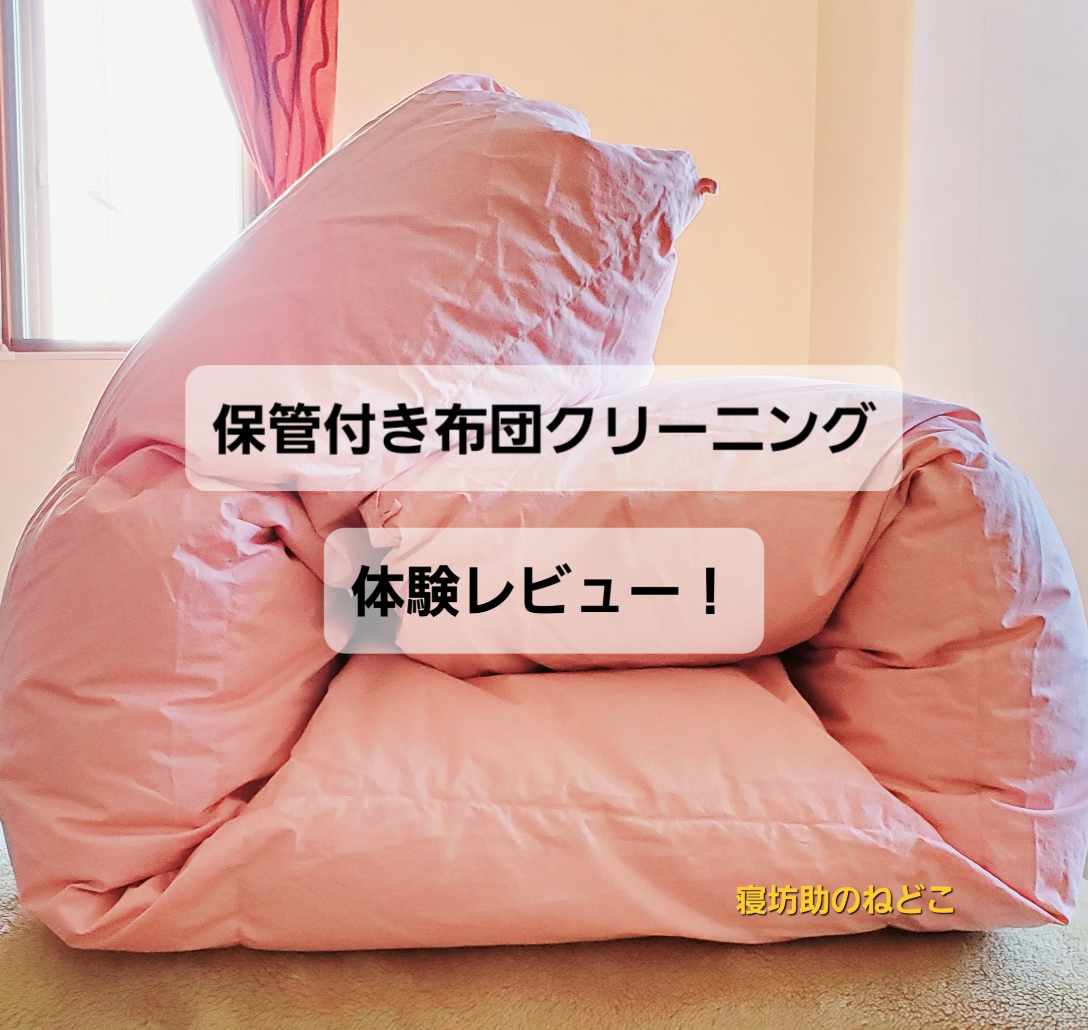 【私物】布団クリーニング後の羽毛布団